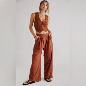 Free People Matching Set XL Rust